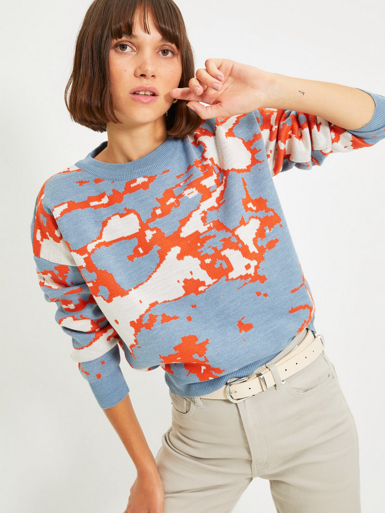 Свитры и кардиганы Trendyol модель TWOAW22KZ0675/Mavi Свитры и кардиганы Trendyol модель TWOAW22KZ0675/Mavi Фото