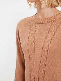 Свитры и кардиганы Trendyol модель TWOAW22KZ0758/Camel Фото