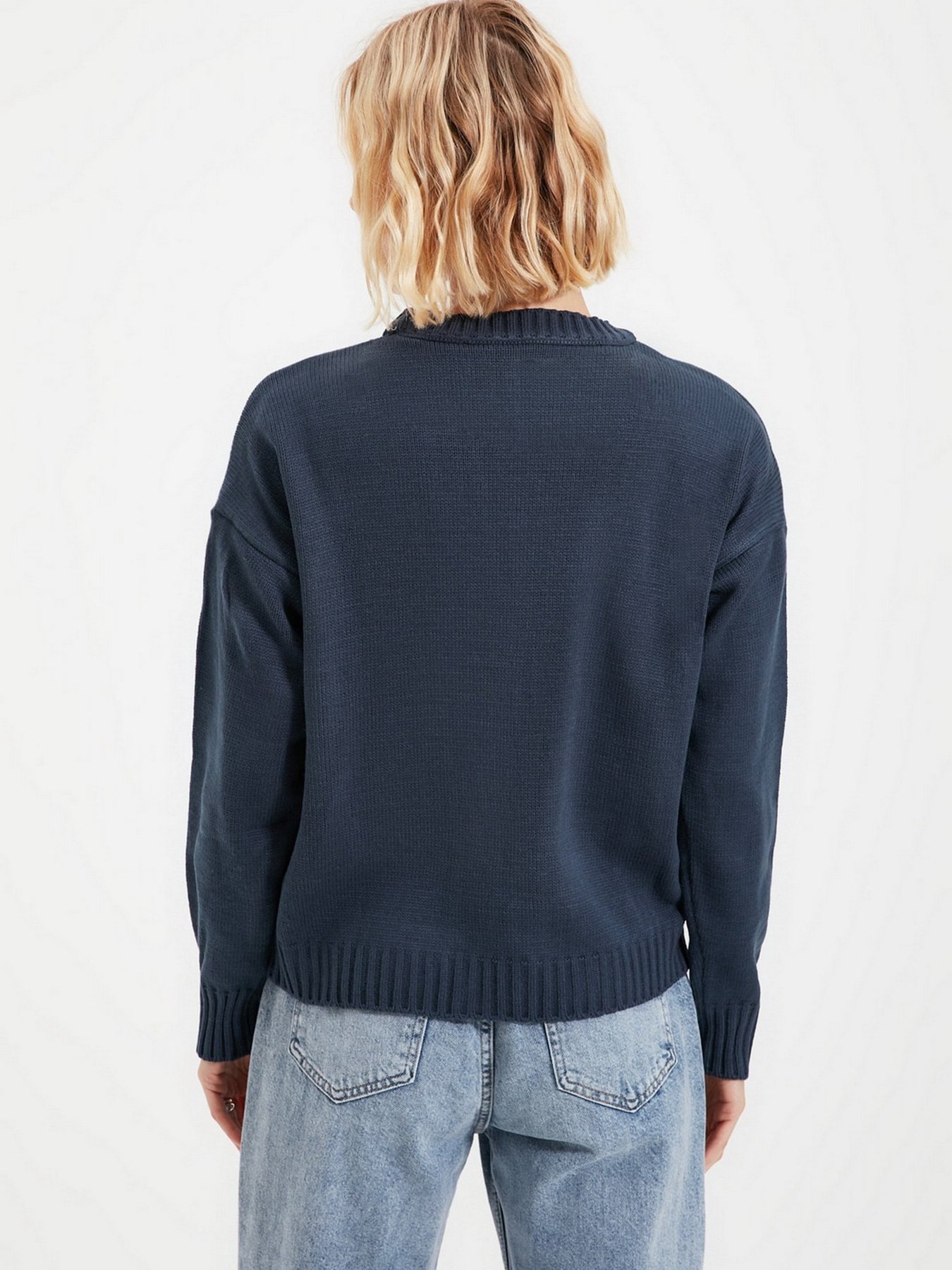Свитры и кардиганы Trendyol модель TWOAW22KZ0758/Mavi Свитры и кардиганы Trendyol модель TWOAW22KZ0758/Mavi Фото