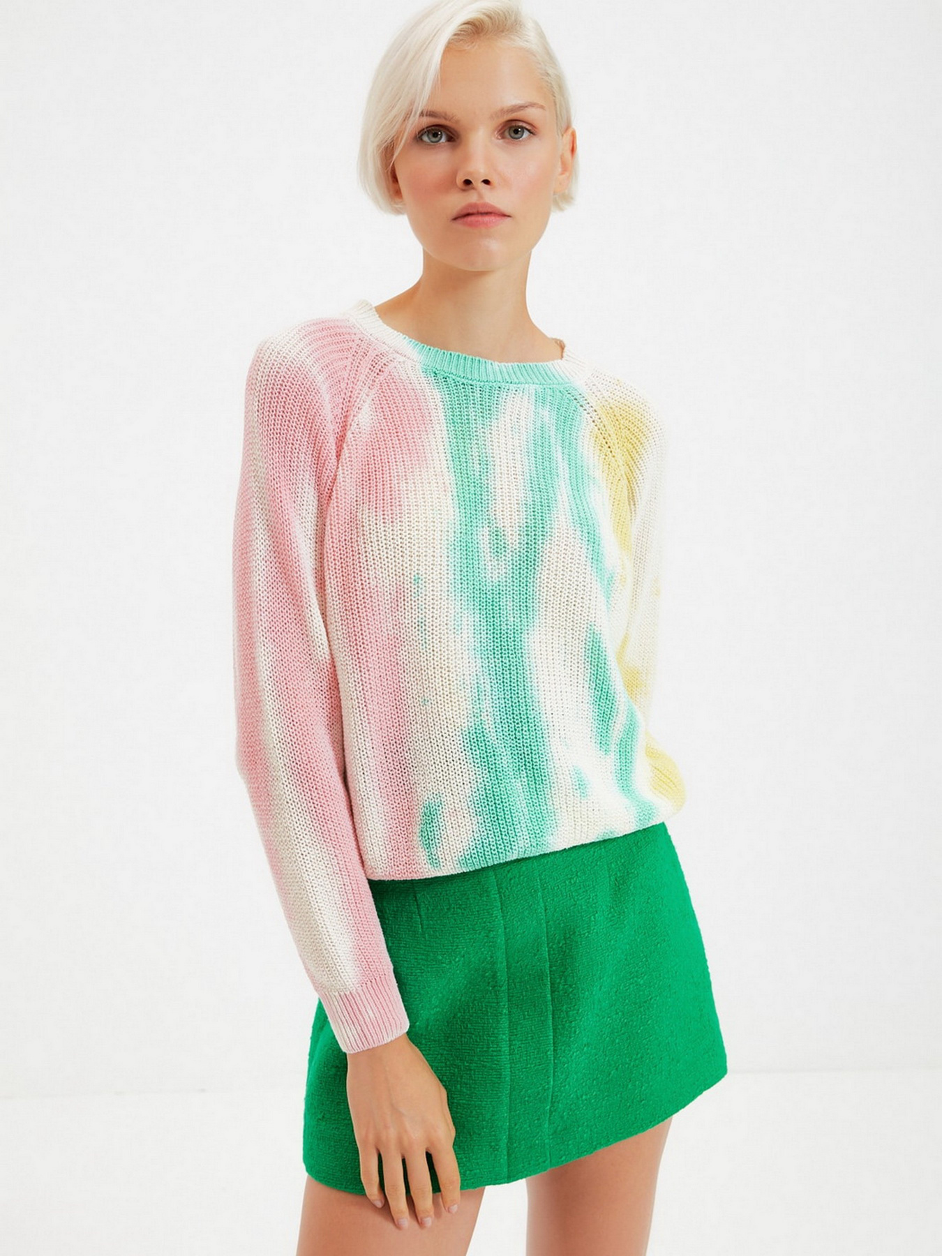 Свитры и кардиганы Trendyol модель TWOAW22KZ0782/Yesil Свитры и кардиганы Trendyol модель TWOAW22KZ0782/Yesil Фото