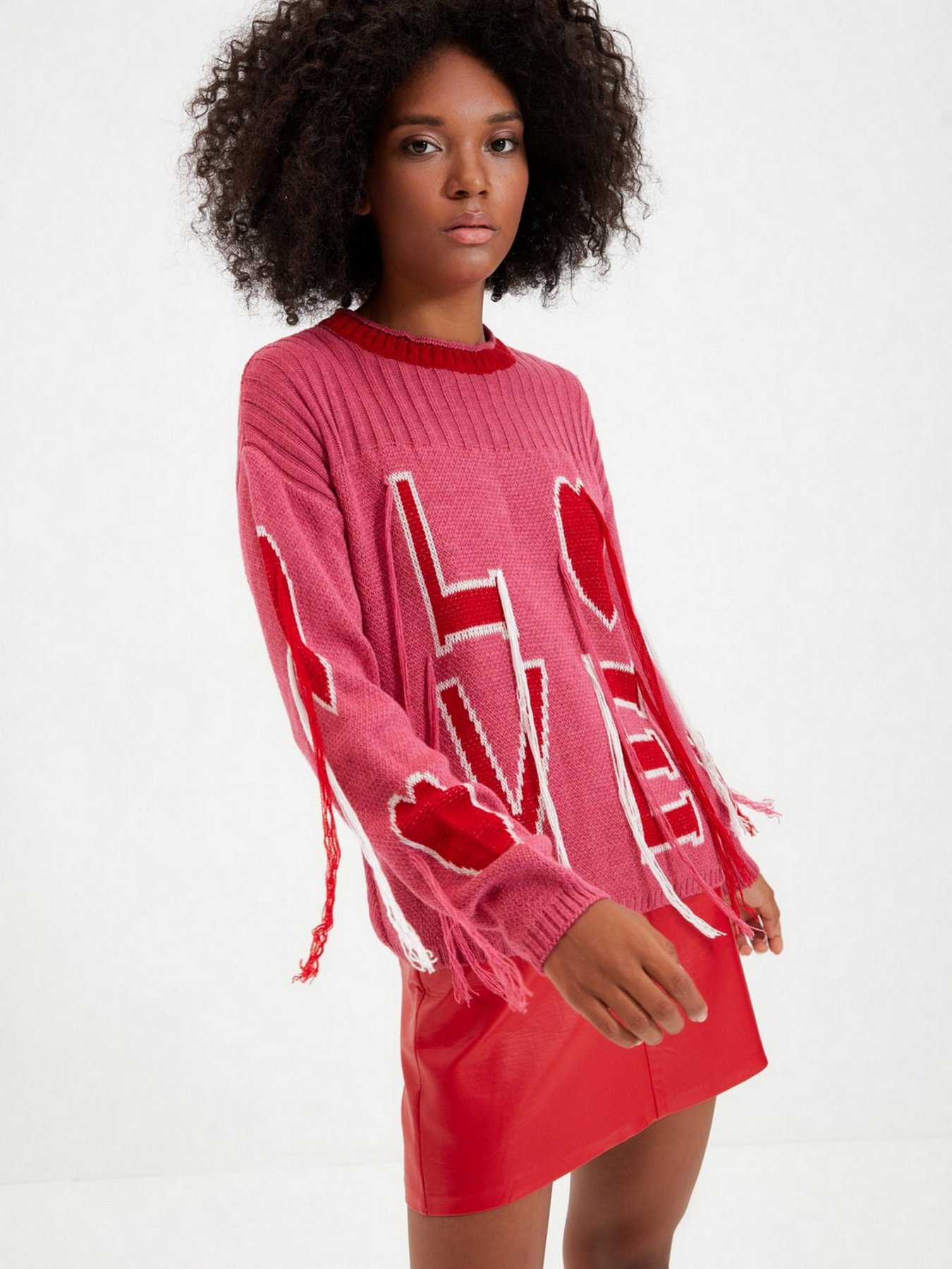 Свитры и кардиганы Trendyol модель TWOAW22KZ0836/Pembe Фото