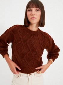 Свитры и кардиганы Trendyol модель TWOAW22KZ0932/Taba Фото
