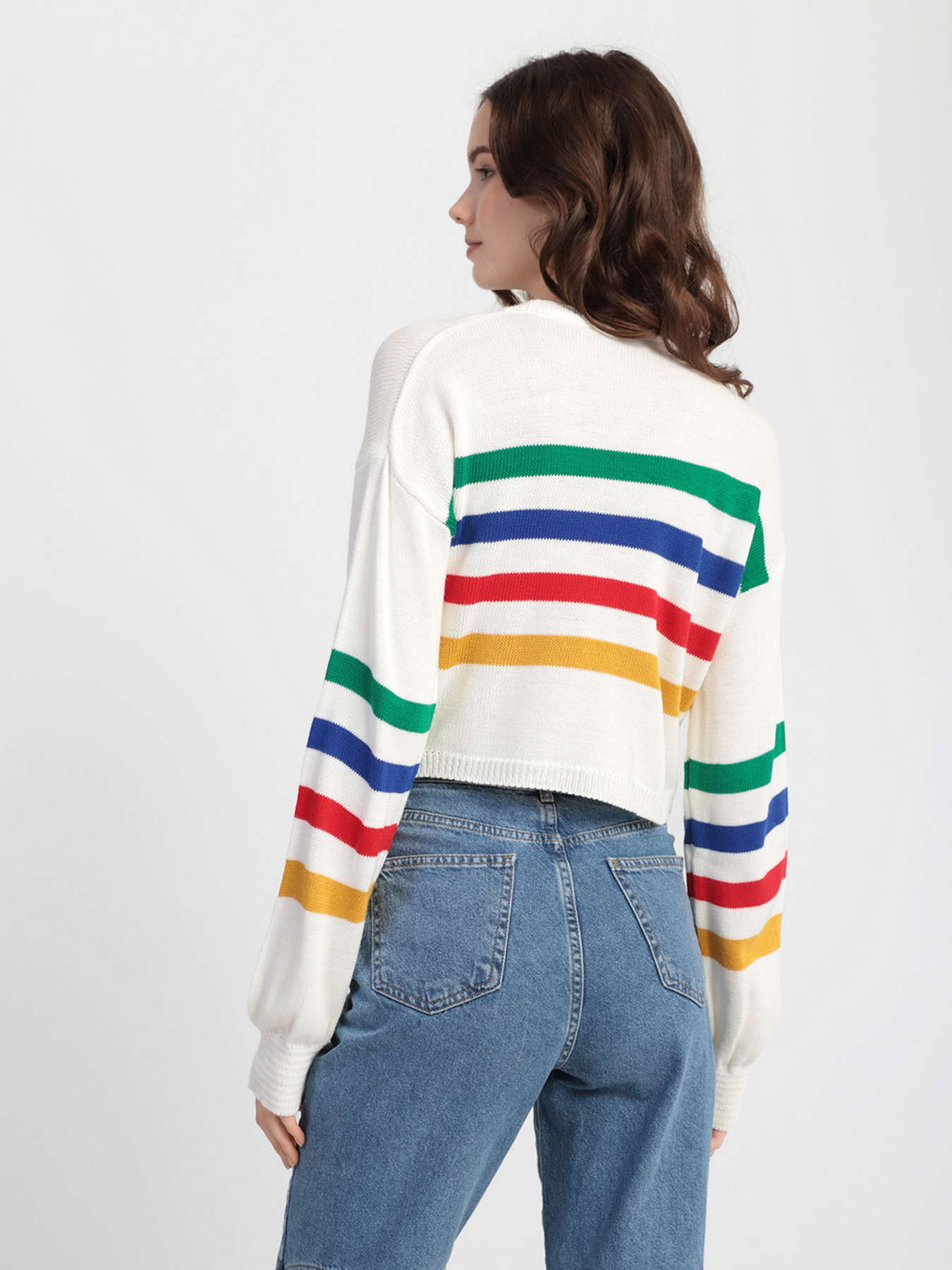 Свитры и кардиганы Trendyol модель TWOAW22KZ1030/Ekru Фото