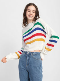 Свитры и кардиганы Trendyol модель TWOAW22KZ1030/Ekru Фото