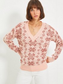 Свитры и кардиганы Trendyol модель TWOAW22KZ1215/Pudra Фото