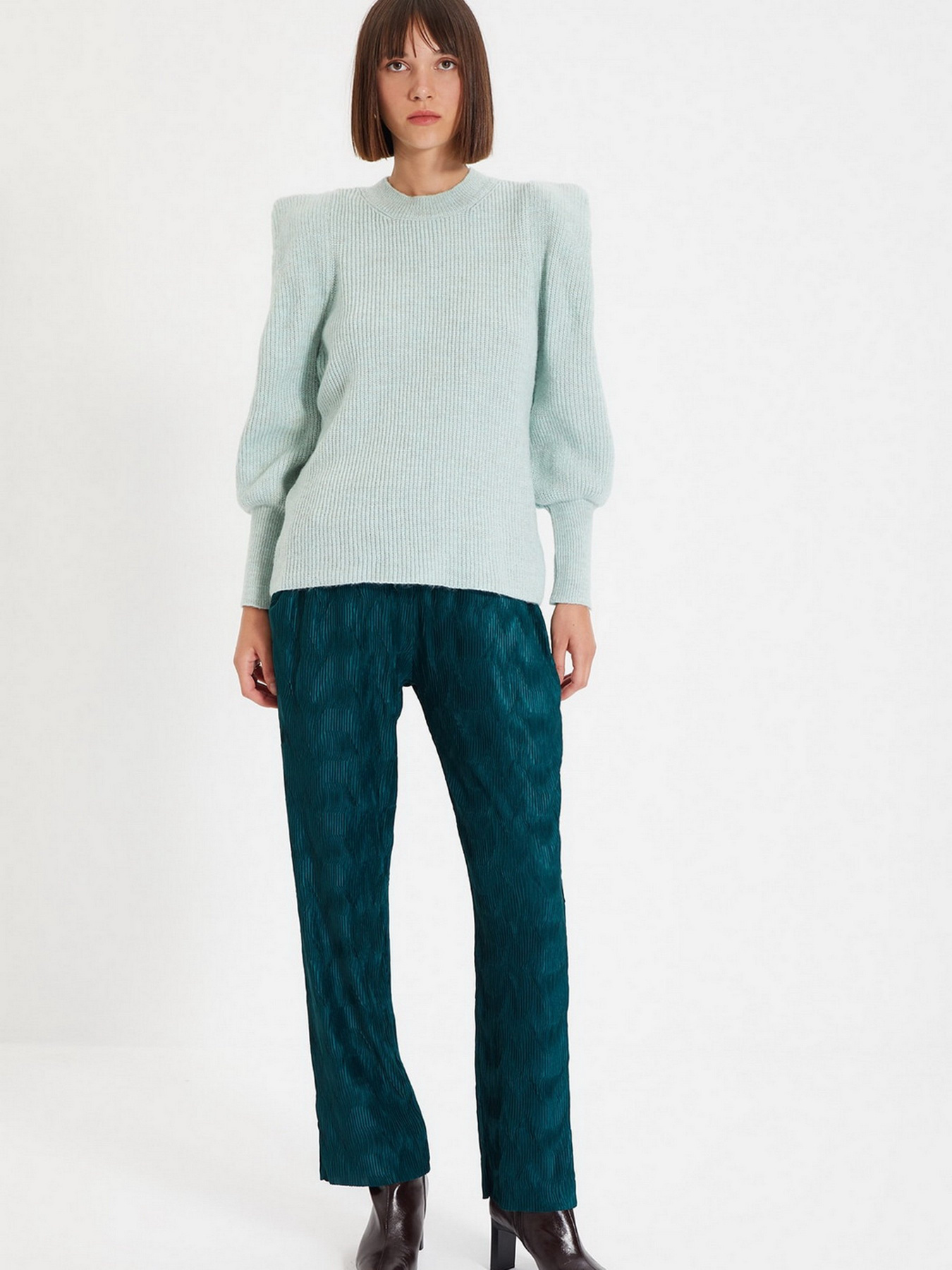 Свитры и кардиганы Trendyol модель TWOAW22KZ1304/Mint Свитры и кардиганы Trendyol модель TWOAW22KZ1304/Mint Фото