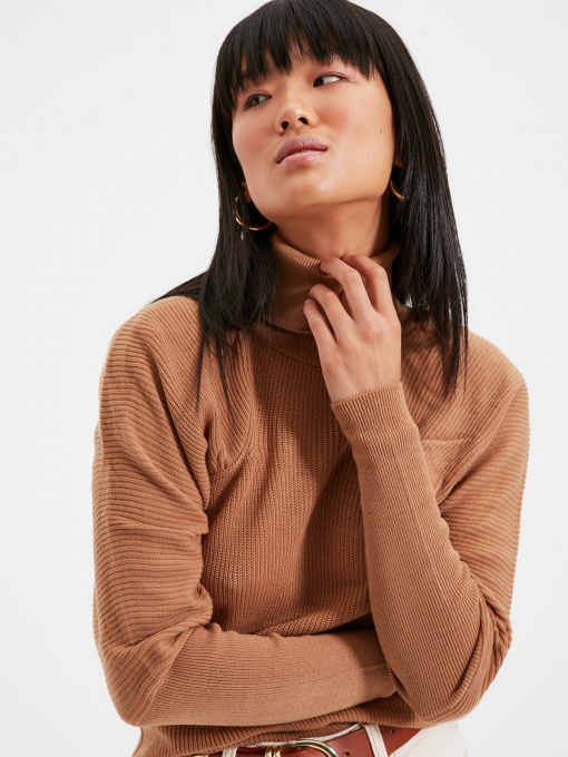 Свитры и кардиганы Trendyol модель TWOAW22KZ1358/Camel Фото