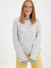 Свитры и кардиганы Trendyol модель TWOAW22KZ1364/Gri Фото