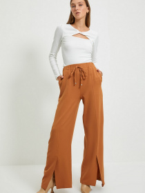 Штани Trendyol модель TWOAW22PL0059/Camel Фото