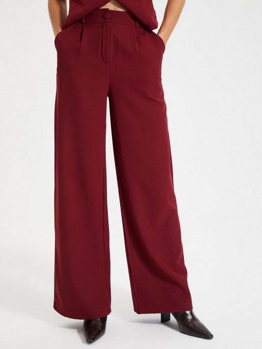 Брюки Trendyol модель TWOSS21PL0189/Bordo Фото