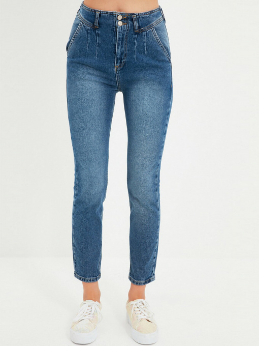 Джинсы Trendyol Slim модель TWOAW22JE0144/Mavi Фото