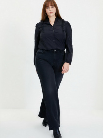Джинси Trendyol Wide Leg модель TWOAW22JE0484/Siyah Фото
