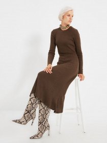 Сукні Trendyol модель TWOAW21EL0422/Kahverengi Фото