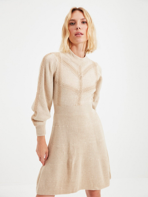 Сукні Trendyol модель TWOAW22EL0011/Bej Фото
