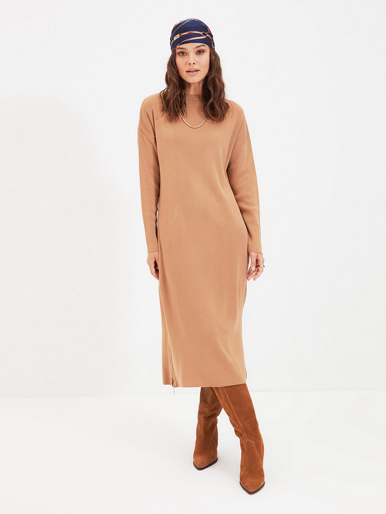 Сукні Trendyol модель TCTAW22EL0038/Camel Сукні Trendyol модель TCTAW22EL0038/Camel Фото