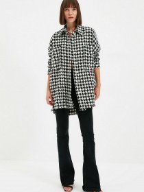 Сорочки Trendyol модель TWOSS20MO0058/Siyah Фото
