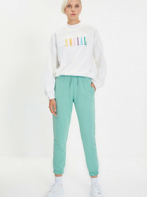 Брюки Trendyol модель TWOAW21EA0194/Mint Фото