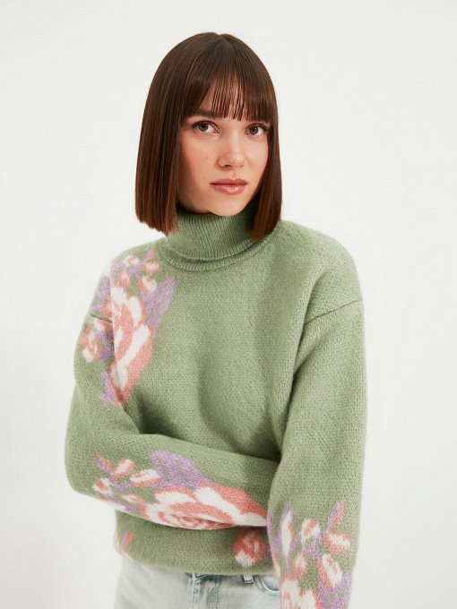 Свитры и кардиганы Trendyol модель TWOAW21KZ0788/Mint Фото