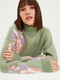 Свитры и кардиганы Trendyol модель TWOAW21KZ0788/Mint Фото