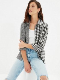 Сорочки Trendyol модель TWOAW22GO0656/Siyah Фото