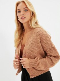Свитры и кардиганы Trendyol модель TWOAW22HI0364/Camel Фото