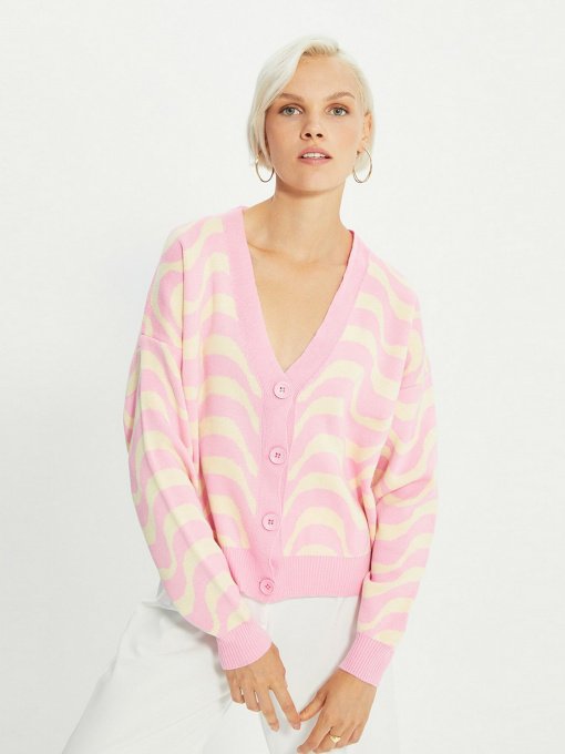 Свитры и кардиганы Trendyol модель TWOAW22HI0751/Pembe Фото