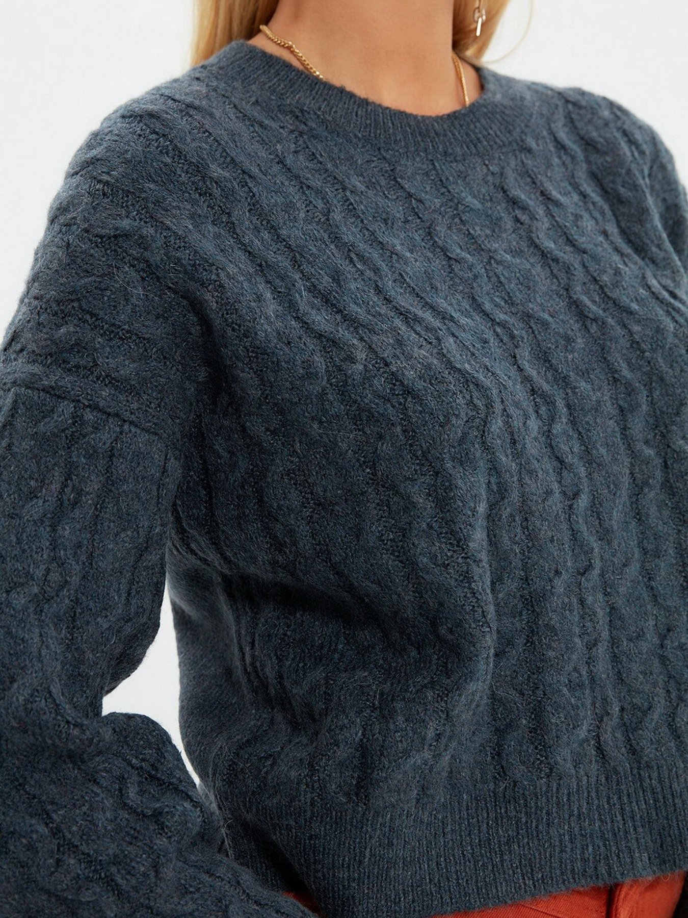 Свитры и кардиганы Trendyol модель TWOAW22KZ0937/Indigo Фото