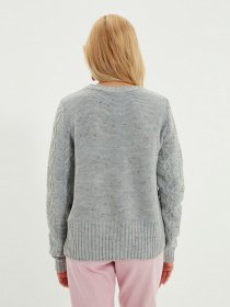 Свитры и кардиганы Trendyol модель TWOAW22KZ1085/Gri Фото