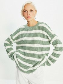 Свитры и кардиганы Trendyol модель TWOAW22KZ1155/Mint Фото