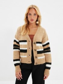 Свитры и кардиганы Trendyol модель TWOAW22KZ1631/Camel Фото