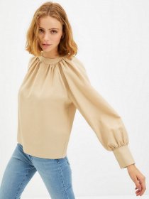 Сорочки Trendyol модель TWOAW22BZ0353/Bej Фото