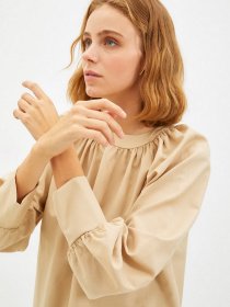 Сорочки Trendyol модель TWOAW22BZ0353/Bej Фото