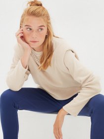 Свитры и кардиганы Trendyol модель TWOAW22BZ0839/Bej Фото