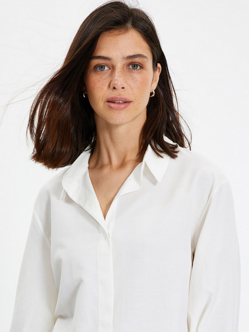 Сорочки Trendyol модель TWOAW22GO0509/Ekru Фото