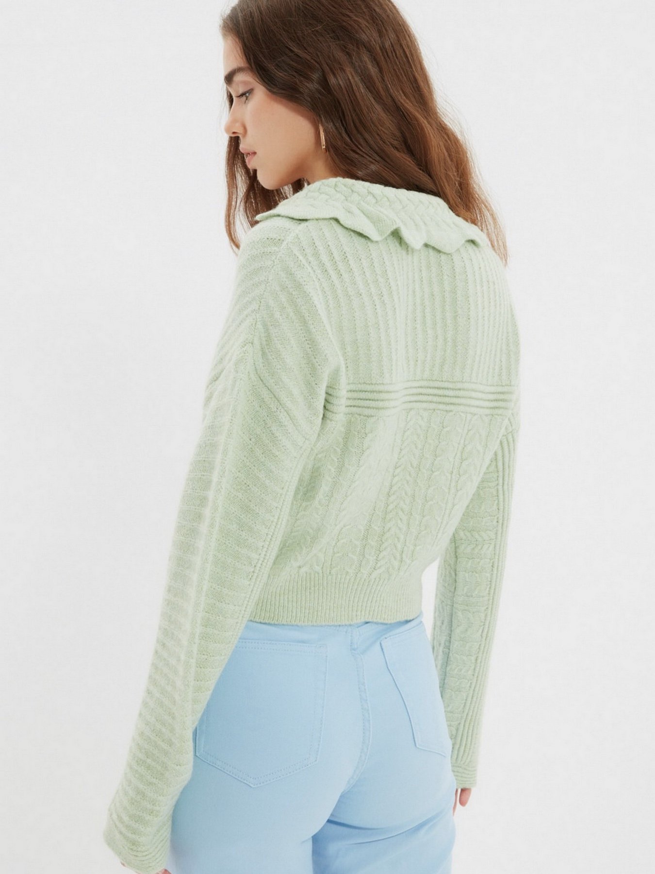 Свитры и кардиганы Trendyol модель TWOAW22KZ1084/Mint Свитры и кардиганы Trendyol модель TWOAW22KZ1084/Mint Фото