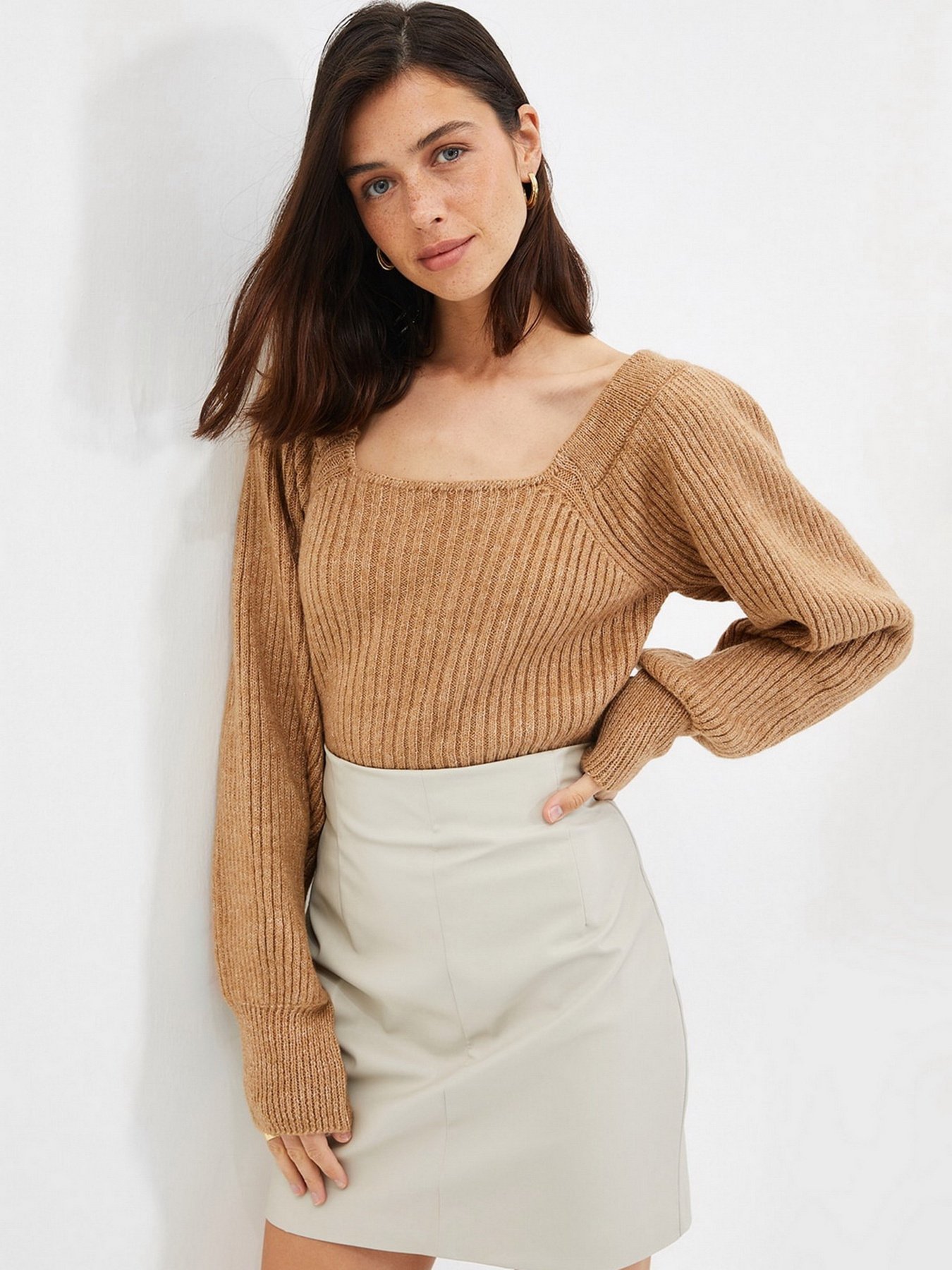 Свитры и кардиганы Trendyol модель TWOAW22KZ1248/Camel Свитры и кардиганы Trendyol модель TWOAW22KZ1248/Camel Фото