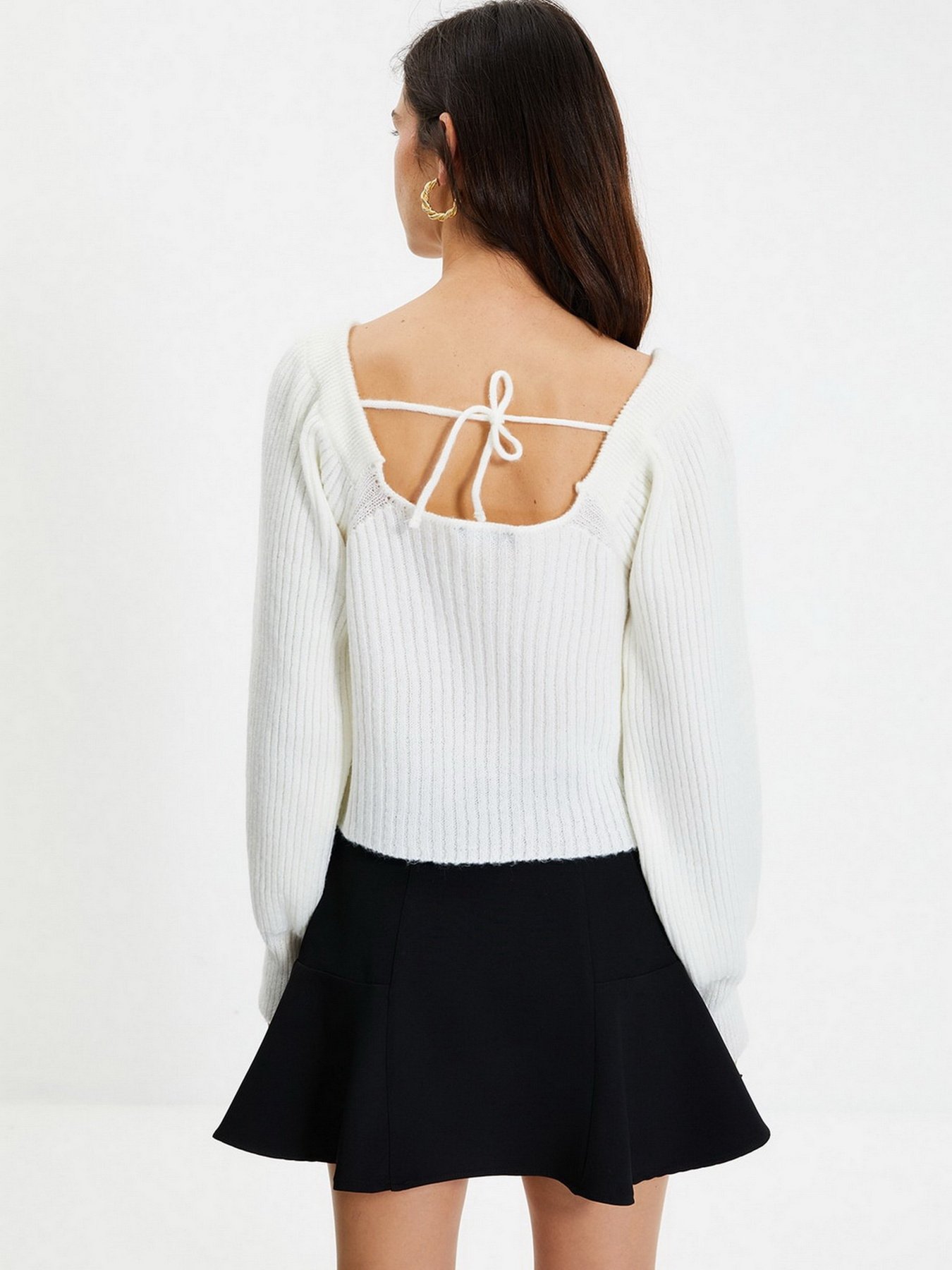 Свитры и кардиганы Trendyol модель TWOAW22KZ1248/Ekru Свитры и кардиганы Trendyol модель TWOAW22KZ1248/Ekru Фото