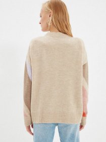 Свитры и кардиганы Trendyol модель TWOAW22KZ1470/Ekru Фото
