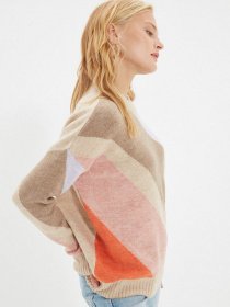 Свитры и кардиганы Trendyol модель TWOAW22KZ1470/Ekru Фото