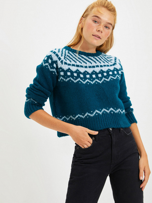Свитры и кардиганы Trendyol модель TWOAW22KZ1536/Petrol Фото