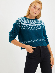 Свитры и кардиганы Trendyol модель TWOAW22KZ1536/Petrol Фото
