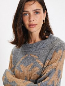 Свитры и кардиганы Trendyol модель TWOAW22KZ1661/Gri Фото