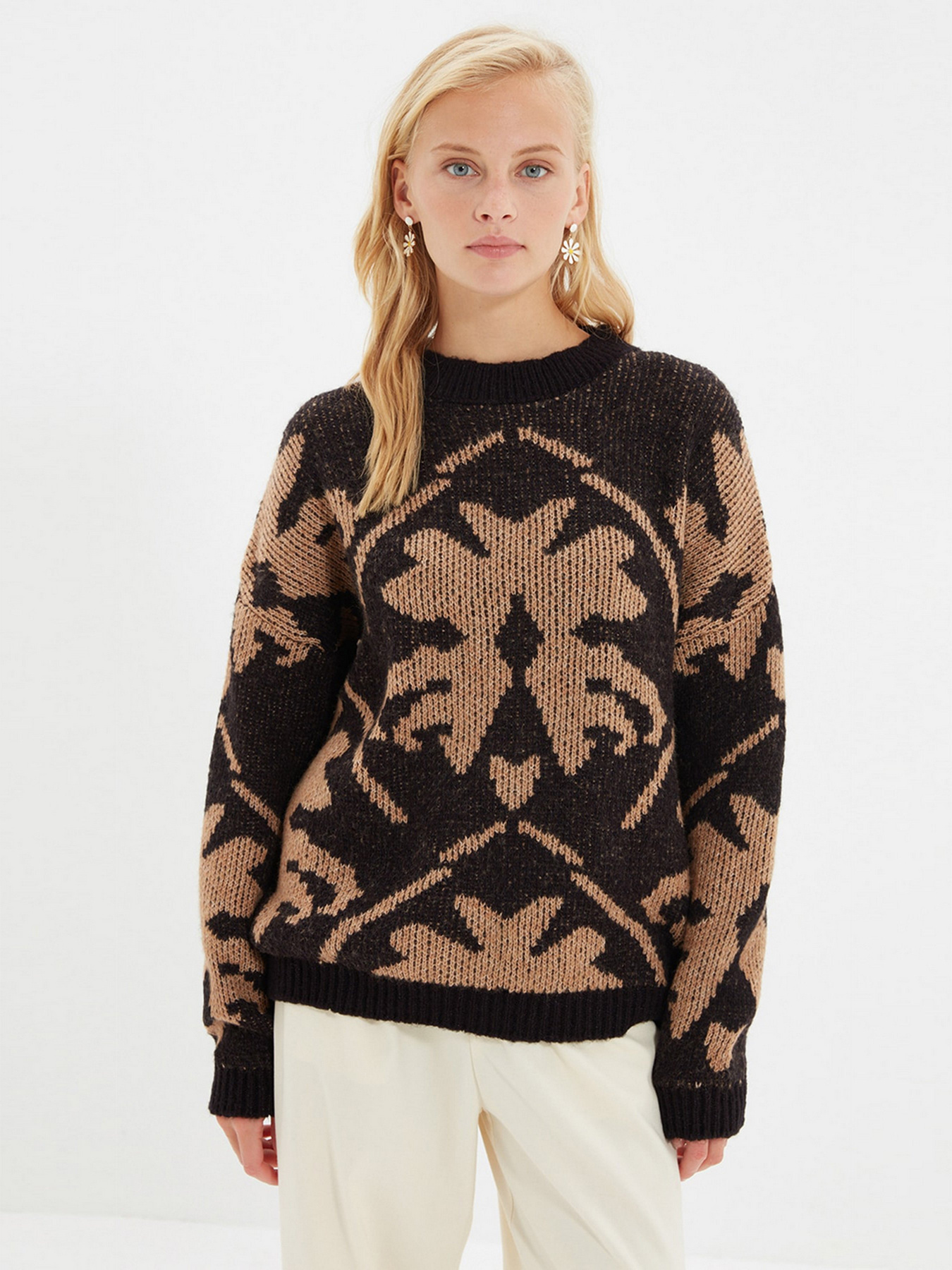 Свитры и кардиганы Trendyol модель TWOAW22KZ1661/Lacivert Свитры и кардиганы Trendyol модель TWOAW22KZ1661/Lacivert Фото