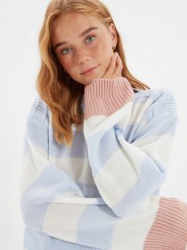Свитры и кардиганы Trendyol модель TWOAW22KZ1706/Acik Mavi Фото