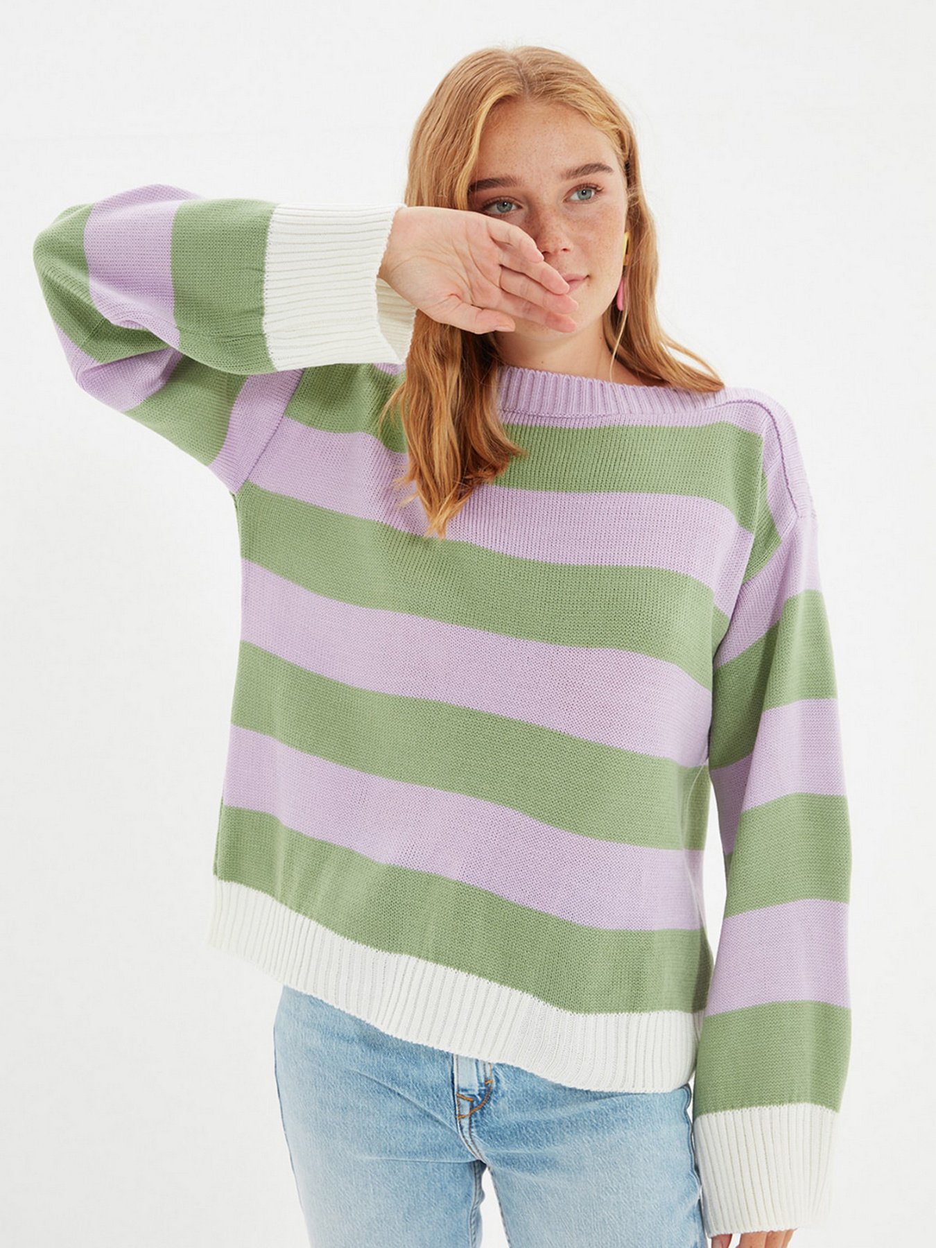 Свитры и кардиганы Trendyol модель TWOAW22KZ1706/Lila Свитры и кардиганы Trendyol модель TWOAW22KZ1706/Lila Фото