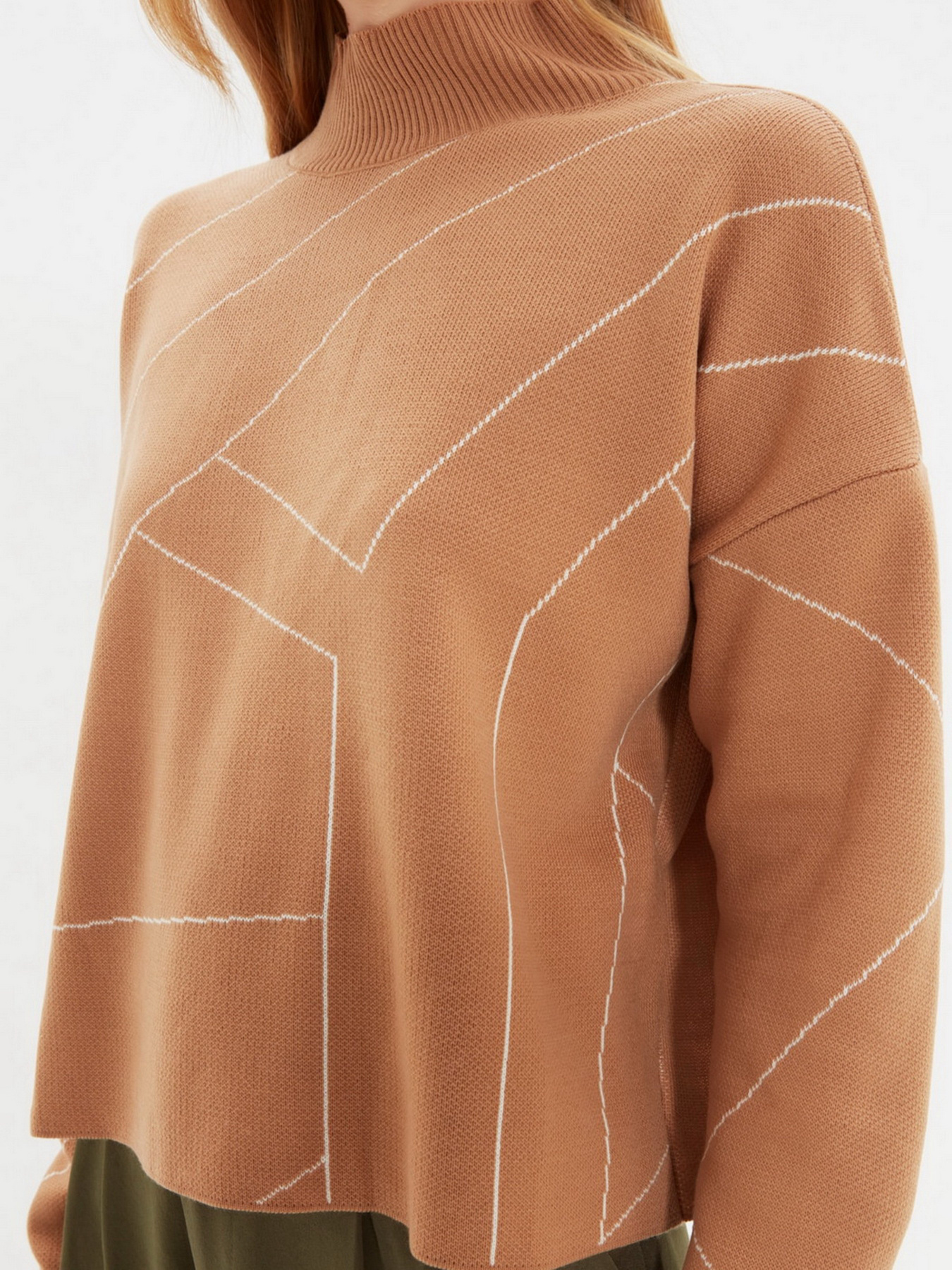 Свитры и кардиганы Trendyol модель TWOAW22KZ1784/Camel Фото