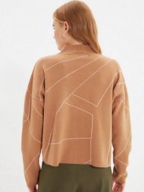 Свитры и кардиганы Trendyol модель TWOAW22KZ1784/Camel Фото