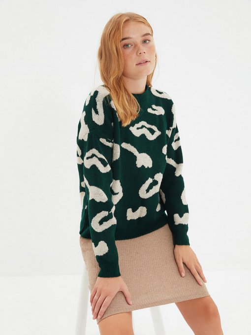 Свитры и кардиганы Trendyol модель TWOAW22KZ1797/Zumrut Yesili Фото