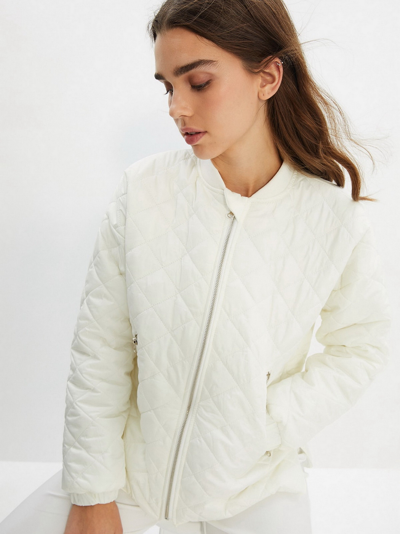 Куртки та дублянки Trendyol модель TWOAW22MO0205/Ekru Фото