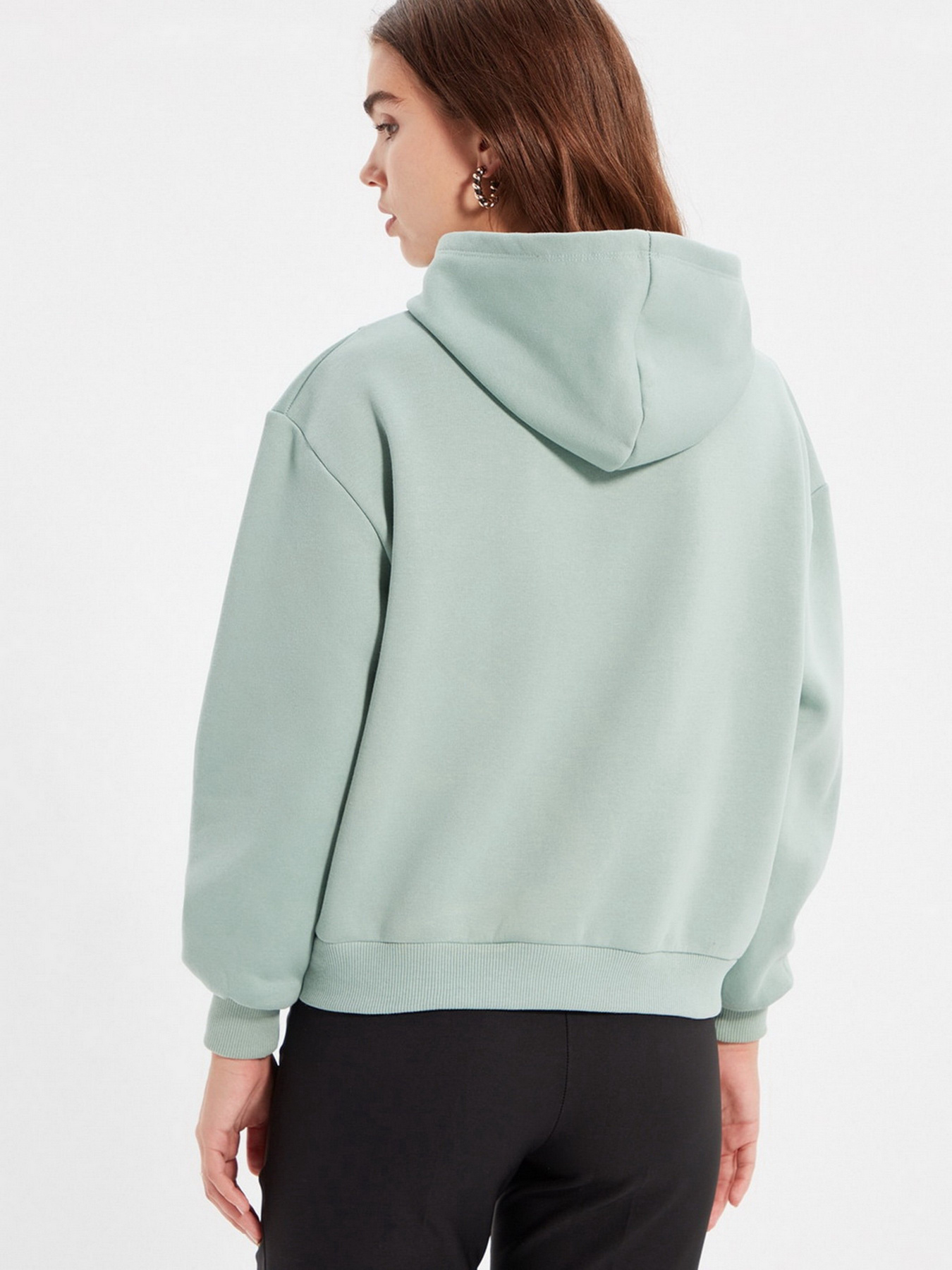 Худи и свитшоты Trendyol модель TWOAW22SW0939/Mint Худи и свитшоты Trendyol модель TWOAW22SW0939/Mint Фото
